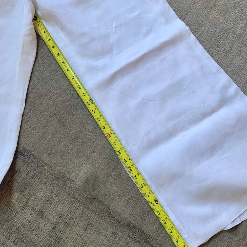 Celine Wide Leg White Pants - Picture 10 of 10